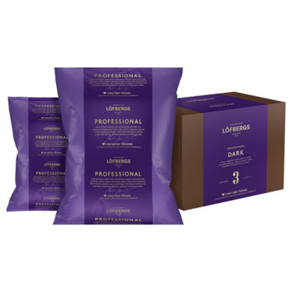 Löfbergs Professional Dark Papukahvi (6x1000g) RA 6kg/LTK