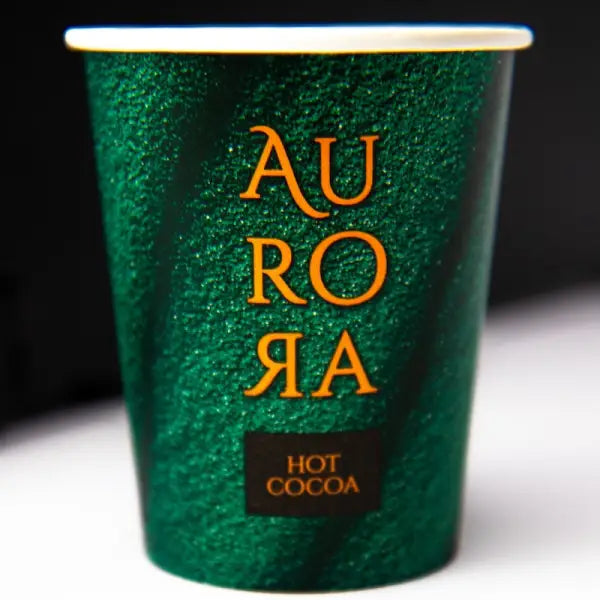 Aurora Hot Cocoa 100% muoviton Take-away muki 1000kpl/LTK | 237ml | MUUT TUOTTEET