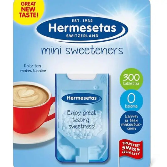Hermesetas Mini Sweeteners taskurasia 12x300kpl | MUUT ELINTARVIKKEET