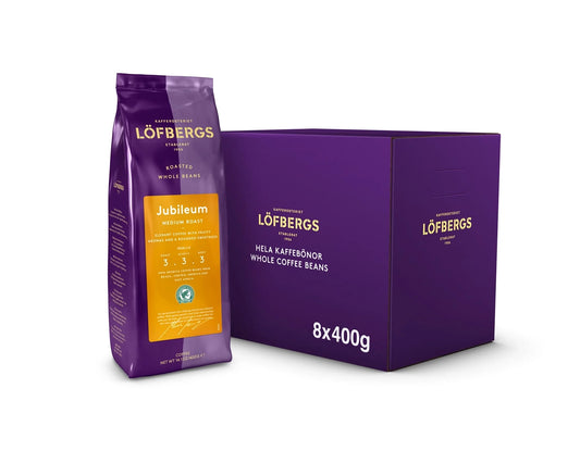 Löfbergs Jubileum kahvipapu 8x400g RA 3,2kg/LTK