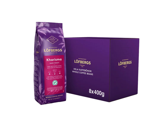 Löfbergs Kharisma kahvipapu 8x400g RA 3,2kg/LTK